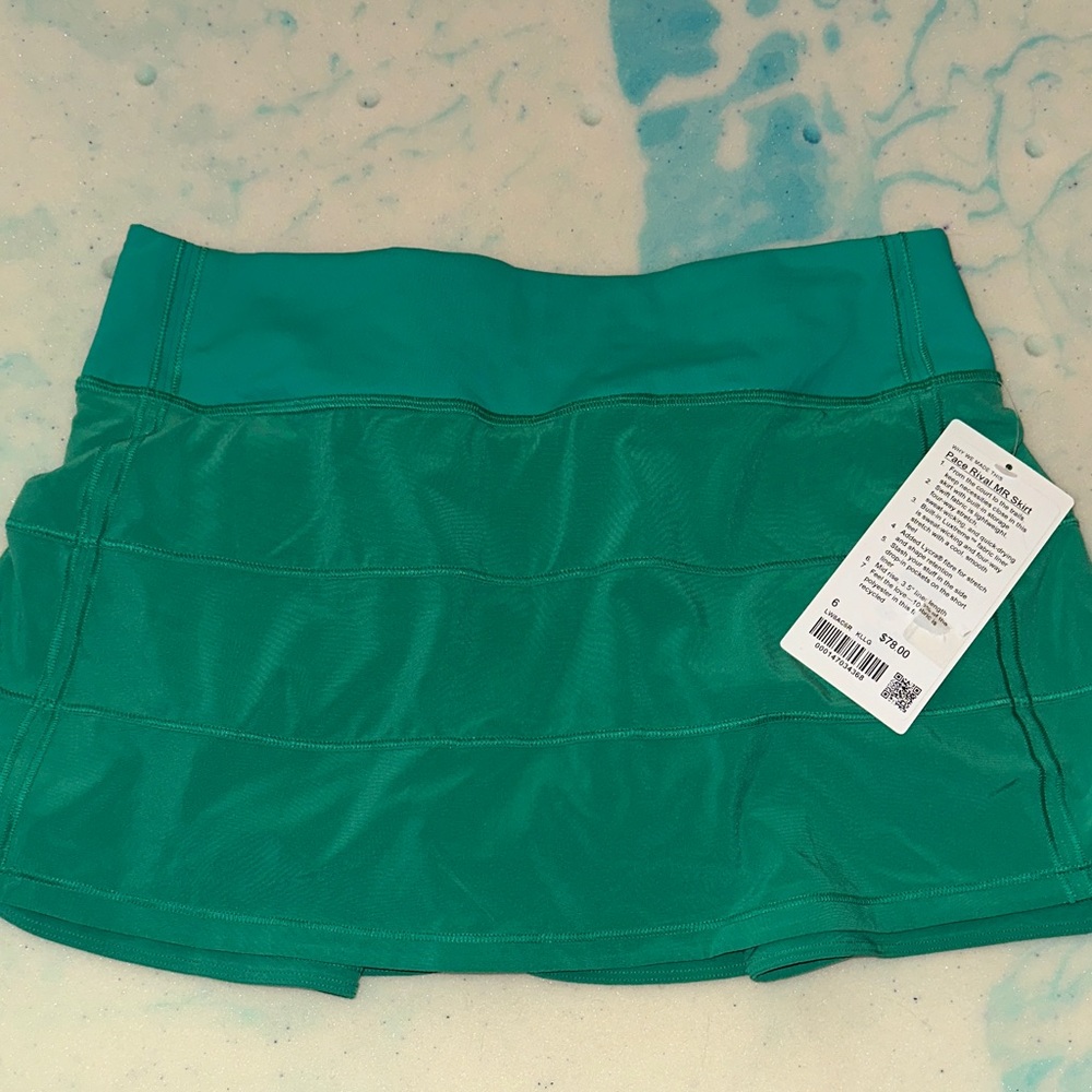 NWT Lululemon Green Skirt